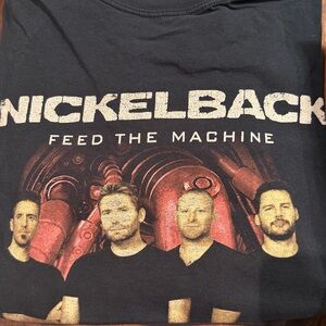 Nickelback "Feed The Machine" Black Band Tee